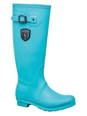 KAMIK Blue Knee-High Rain Boots Size 9 New